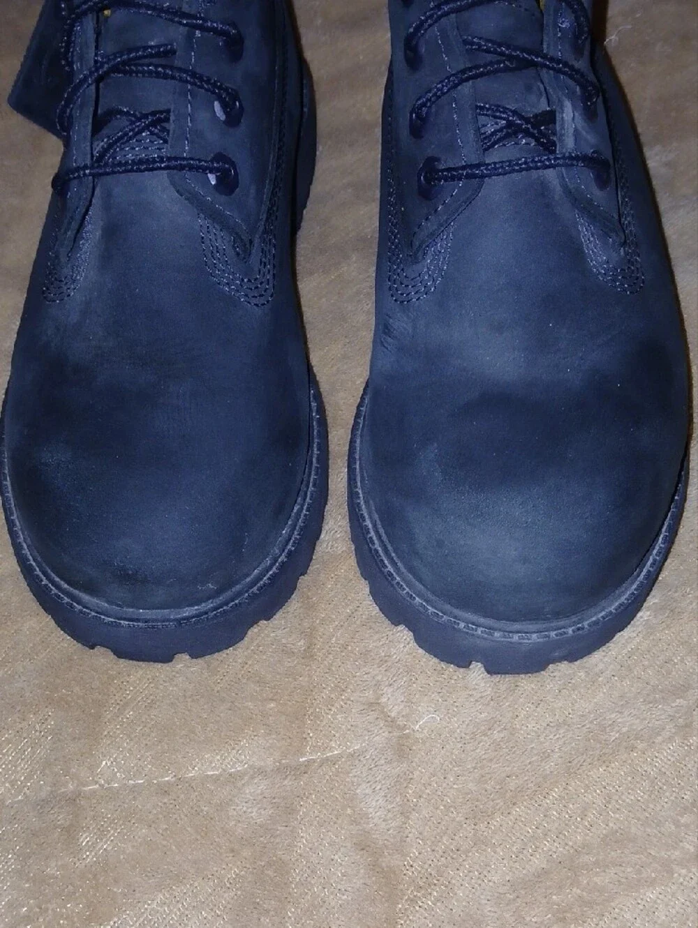 Timberland Youth Black 6 Inch Premium Waterproof Boots Sz: 2.5